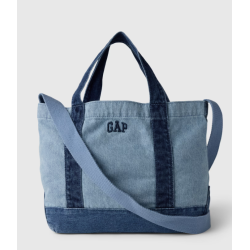 Logo Pocket Tote Denim Mini