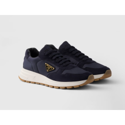 PRADA Prax 01 Re-Nylon and suede sneakers