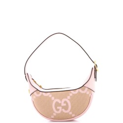Ophidia Half Moon Bag Jumbo GG Canvas Mini