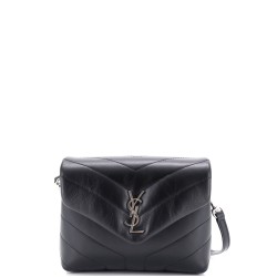 Loulou Shoulder Bag Matelasse Chevron Leather Toy