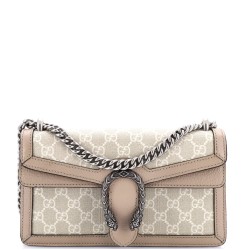 Dionysus Bag GG Coated Canvas with Leather Small