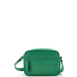 Front Zip Crossbody GG Rubber Effect Leather Mini