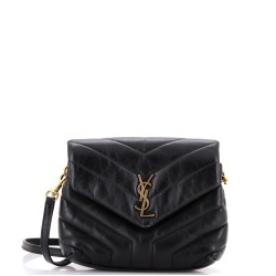 Loulou Shoulder Bag Matelasse Chevron Leather Toy