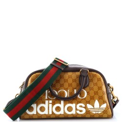 x adidas Duffle Bag GG Coated Canvas Mini
