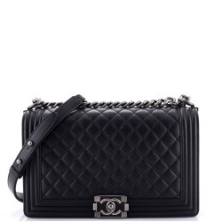 Boy Flap Bag Quilted Lambskin New Medium