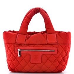 Coco Cocoon Zipped Tote Quilted Nylon Large