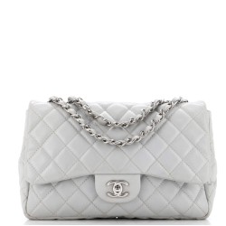 Classic Single Flap Bag Quilted Caviar Jumbo