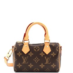 Speedy Bandouliere NM Bag Monogram Canvas Nano