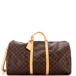 Keepall Bandouliere Bag Monogram Canvas 60