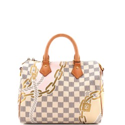 Speedy Bandouliere Bag Limited Edition Nautical Damier 25