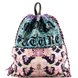 Drawstring Backpack Brocade Large