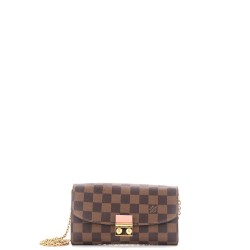 Croisette Chain Wallet Damier