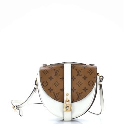 Chantilly Lock Handbag Reverse Monogram Canvas and Leather