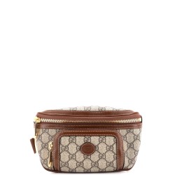 Interlocking G Patch Belt Bag GG Coated Canvas
