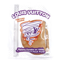 Fortune Cookie Bag Monogram Leather and Printed PVC
