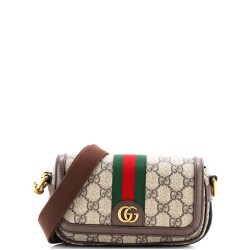Ophidia Flap Convertible Shoulder Bag GG Coated Canvas Mini