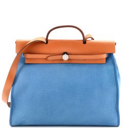 Herbag Zip Leather and Toile 39
