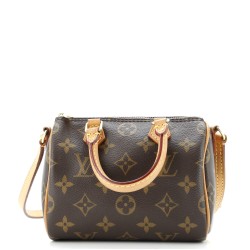 Speedy Bandouliere Bag Monogram Canvas Nano
