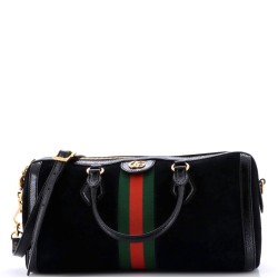 Ophidia Boston Bag Suede Medium
