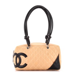 Cambon Bowler Bag Quilted Leather Medium
