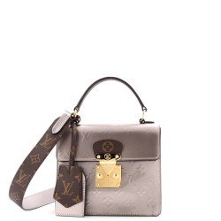 Spring Street NM Handbag Monogram Vernis with Monogram Canvas
