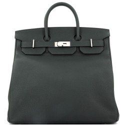 HAC Birkin Bag Vert Foncé Togo with Palladium Hardware 40