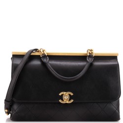 Coco Luxe Flap Bag Quilted Calfskin Medium
