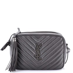 Lou Camera Bag Matelasse Chevron Leather Small
