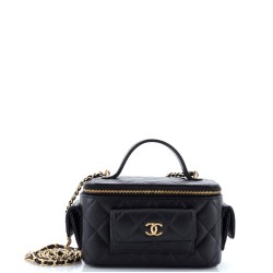 Quilted Polly Pocket Top Vanity Quilted Caviar East West