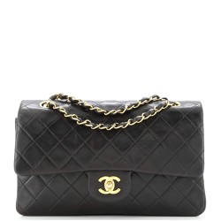 Vintage Classic Double Flap Bag Quilted Lambskin Medium