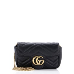 GG Marmont Flap Bag Matelasse Leather Super Mini