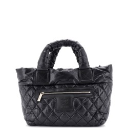 Coco Cocoon Reversible Tote Quilted Nylon Small