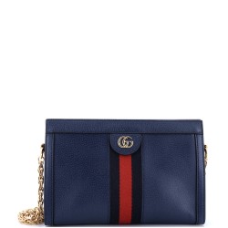Ophidia Chain Shoulder Bag Leather Small