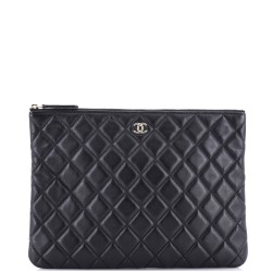 O Case Clutch Quilted Lambskin Medium