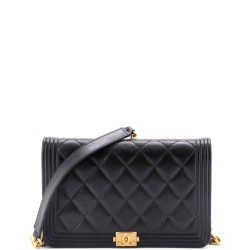 Boy Wallet on Chain Quilted Lambskin