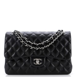 Classic Double Flap Bag Quilted Lambskin Jumbo