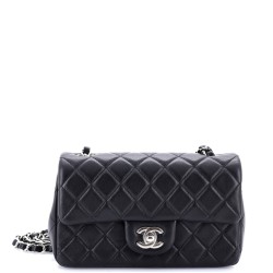 Classic Single Flap Bag Quilted Lambskin Mini