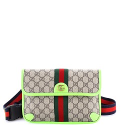 Neo Vintage Flap Belt Bag GG Coated Canvas