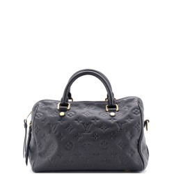 Speedy Bandouliere Bag Monogram Empreinte Leather 25