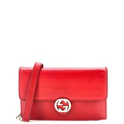 Interlocking Wallet on Chain Leather