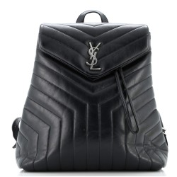 LouLou Backpack Matelasse Chevron Leather Medium