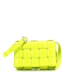 Cassette Crossbody Bag Padded Maxi Intrecciato Leather