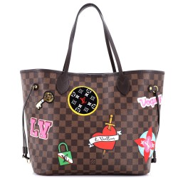 Neverfull NM Tote Limited Edition Patches Damier MM