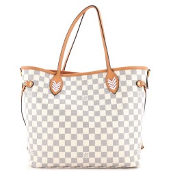 Neverfull NM Tote Damier with Braided Detail MM