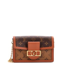 Dauphine Chain Wallet Reverse Monogram Canvas