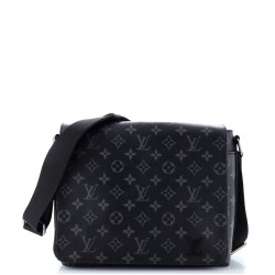 District Messenger Bag Monogram Eclipse Canvas PM