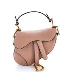 Saddle Handbag Leather Micro