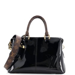 Miroir Handbag Vernis with Monogram Canvas