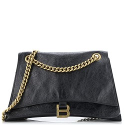 Crush Chain Flap Bag Leather Medium