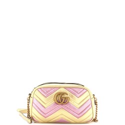 GG Marmont Shoulder Bag Matelasse Leather Small